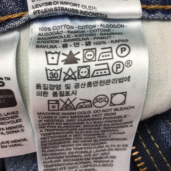 Levi's 569 Straight Jeans Mens 42x30‎ Medium Wash Cotton Denim - Picture 9 of 10